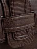Handtasche mitAnimalprägung schoko
