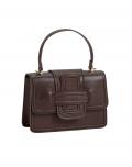 Handtasche mitAnimalprägung schoko