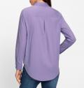 Hemdbluse mitSchmuckknöpfen lavendel