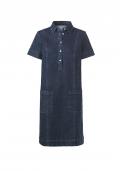 Hemdkragen-Jeanskleid dark blue