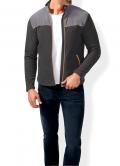 Herren-Fleecejacke graphit