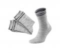 Herren-Wollmischsocken-3-Tlg. grau