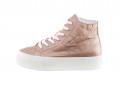 High-Top-Sneaker roségoldfarben