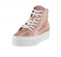 High-Top-Sneaker roségoldfarben