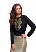 Jacke schwarz-gold