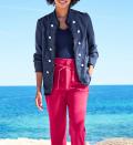 Jackenblazer blue-stone-washed