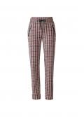 Jacquard-Joggpants terra-rauchblau-gemustert