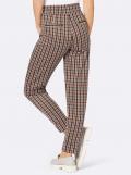 Jacquard-Joggpants terra-rauchblau-gemustert