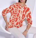 Jacquard-Pullover terra-sand