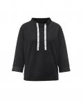 Jacquard-Sweatshirt schwarz