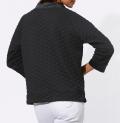 Jacquard-Sweatshirt schwarz