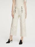 Jeans-Culotte ecru