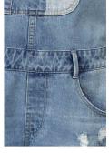 Jeans-Latzhose hellblau