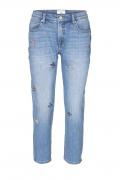 Jeans mit Strass blau