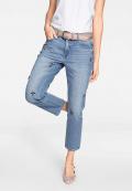 Jeans mit Strass blau