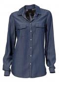 Jeansbluse blau