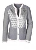 Jersey-Blazer grau-silberfarben