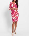 Jersey-Druckkleid champagner-pink