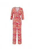 Jersey-Overall mit Printdessin koralle-mint