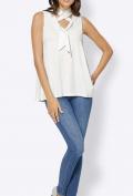 Jersey-Shirttop offwhite