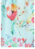 Jersey-Sommerkleid mint-bunt