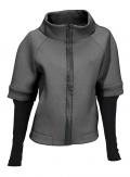 Jerseyblazer grau-schwarz