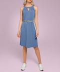 Jerseykleid blau