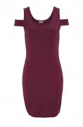 Jerseykleid bordeaux