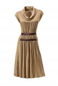 Jerseykleid cognac