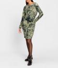 Jerseykleid khaki-lindgrün