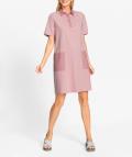 Jerseykleid mit 2 Taschen hortensie