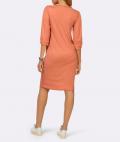 Jerseykleid mit Taschen papaya
