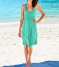 Jerseykleid smaragd