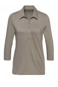 Jerseyshirt de luxe taupe