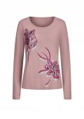 Jerseyshirt hortensie-bedruckt