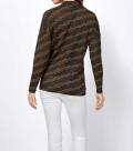 Jerseyshirt schwarz-bronze