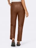 Jogpant-Style-Lamm-Nappalederhose cognac