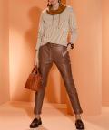 Jogpant-Style-Lamm-Nappalederhose cognac
