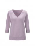 Kaschmir-Merino-Pullover mauve