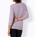 Kaschmir-Merino-Pullover mauve