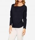 Kaschmir-Oversized-Pullover schwarz