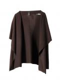 Kaschmir-Strickjacke dunkelbraun