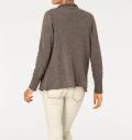 Kaschmir-Strickjacke taupe