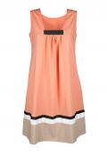 Kleid apricot-beige