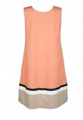 Kleid apricot-beige