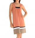 Kleid apricot-beige