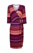 Kleid lila-bunt