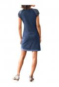Kleid mit Spitze blau