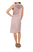Kleid mit Spitze rosé