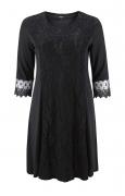 Kleid mit Spitze schwarz